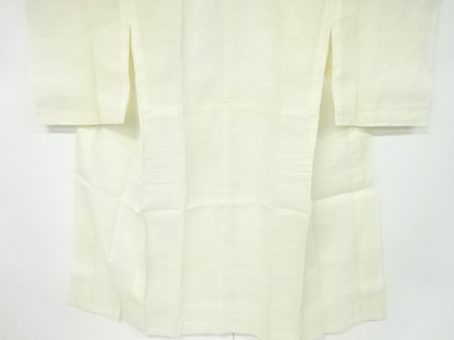 アンティーク　透かし織流水に笠松模様夏用長襦袢